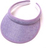 Clip On Straw Sunvisor for Women Wide Brim Ponytail Golf Hats Summer Adjustable Beach Tennis Sun Visor Hat - Image 2